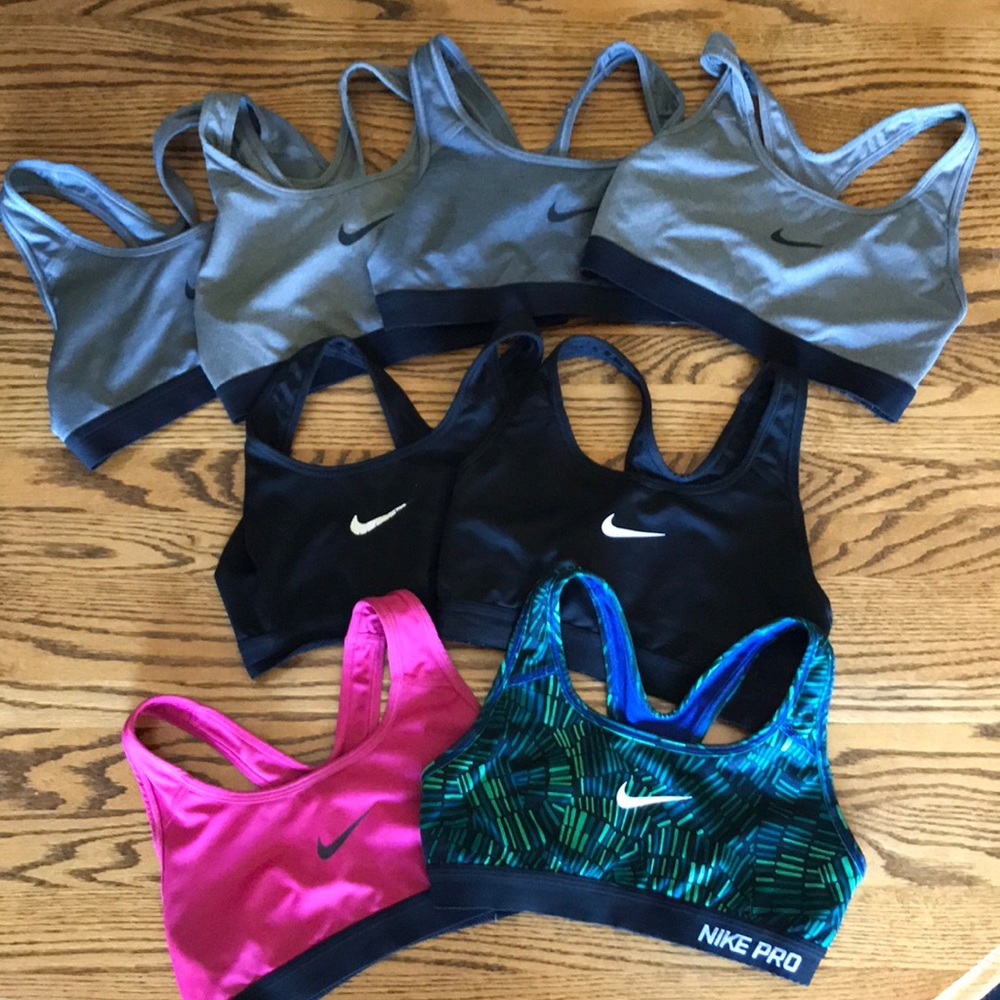 Nike pro sports bras